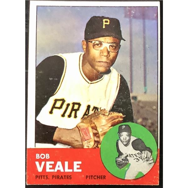 1963 TOPPS BOB VEALE ROOKIE CARD