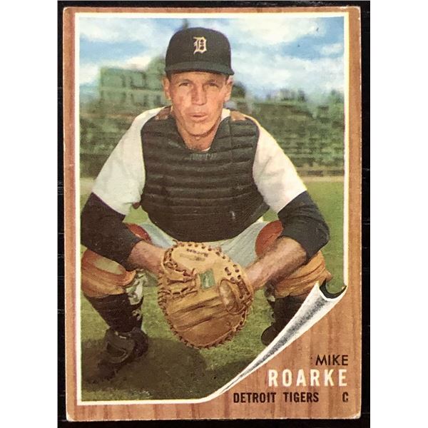 1962 TOPPS MIKE ROARKE ROOKIE CARD