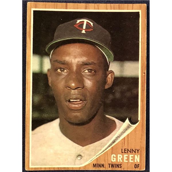1962 TOPPS LENNY GREEN