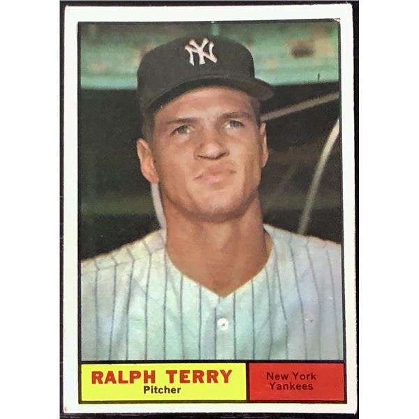 1961 TOPPS RALPH TERRY