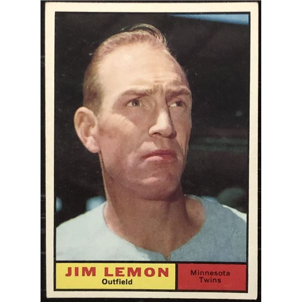 1961 TOPPS JIM LEMON