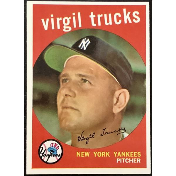 1959 TOPPS WHITE BACK VIRGIL TRUCKS