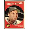 Image 1 : 1959 TOPPS GRAY BACKS CHARLEY MAXWELL