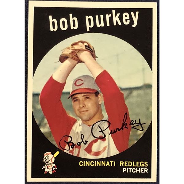 1959 TOPPS GRAY BACKS BOB PURKEY