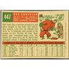 Image 2 : 1959 TOPPS GRAY BACKS BOB ANDERSON ROOKIE CARD