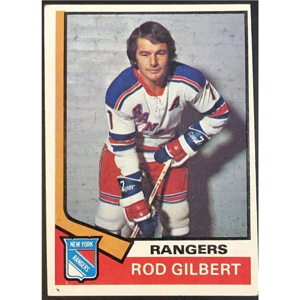 1974-75 TOPPS ROD GILBERT (HOF)