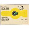 Image 1 : 1973-74 O-PEE-CHEE INSERT RING - CALIFORNIA GOLDEN SEALS