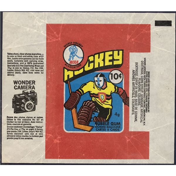 1976-77 O-PEE-CHEE WHA HOCKEY WRAPPER