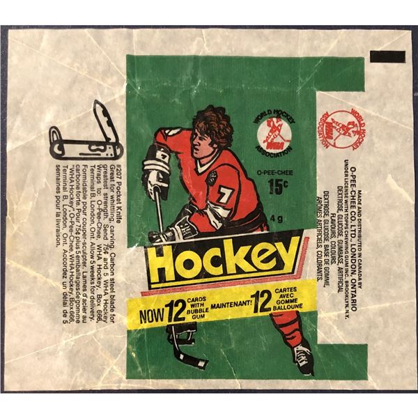 1977-78 O-PEE-CHEE WHA WRAPPER