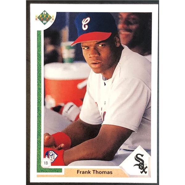 1991 UPPER DECK FRANK THOMAS (HOF) ROOKIE CARD