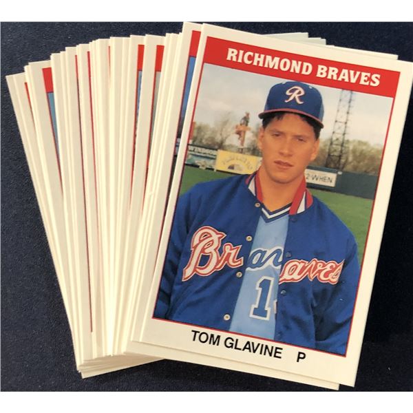 1987 TCMA MiLB RICHMOND BRAVES TEAM SET - TOM GLAVINE (HOF)