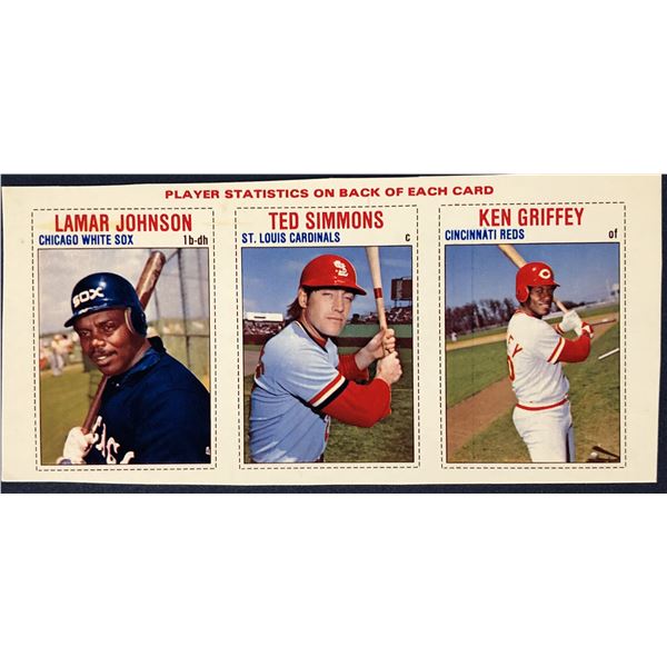 1979 HOSTESS BASEBALL PANEL - KEN GRIFFEY