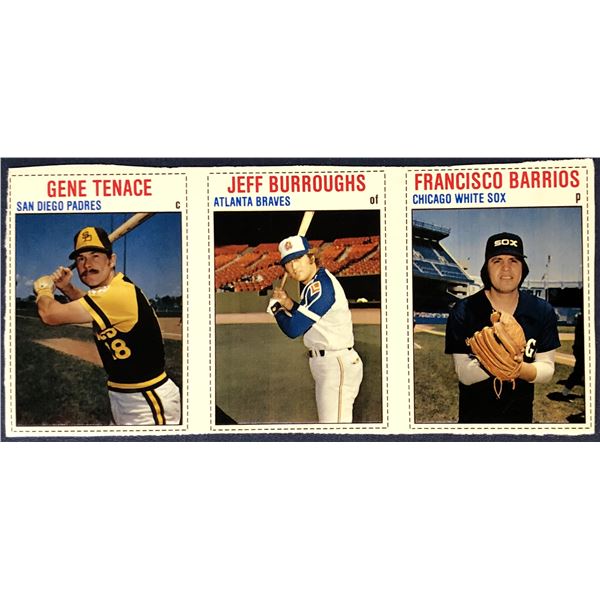 1979 HOSTESS BASEBALL PANEL - JEFF BURROUGHS