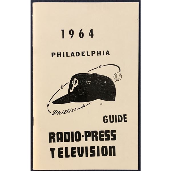 1964 MLB MEDIA GUIDE - PHILADELPHIA PHILLIES
