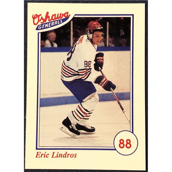1991-92 DOMINO'S OSHAWA GENERALS ERIC LINDROS (HOF)