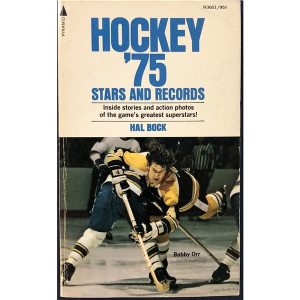 1975 HOCKEY STARS & RECORDS - BOBBY ORR (HOF) COVER