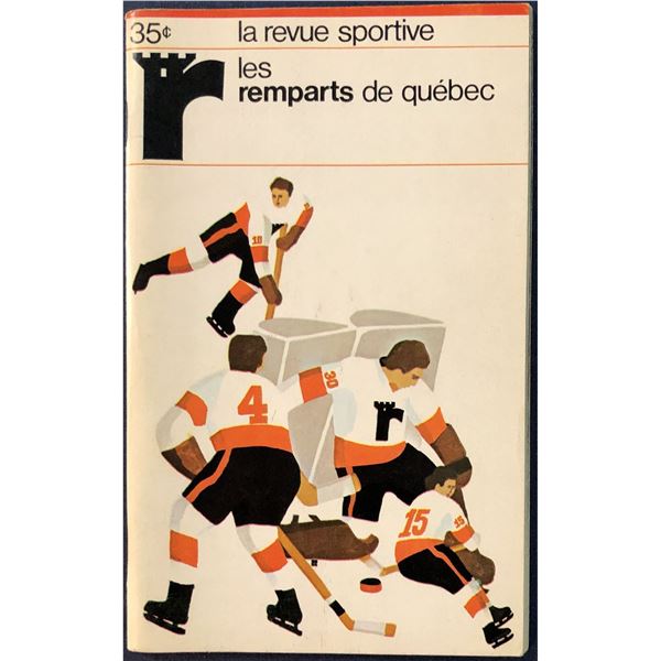 1970-71 QMJHL QUEBEC REMPARTS MEDIA GUIDE - GUY LAFLEUR