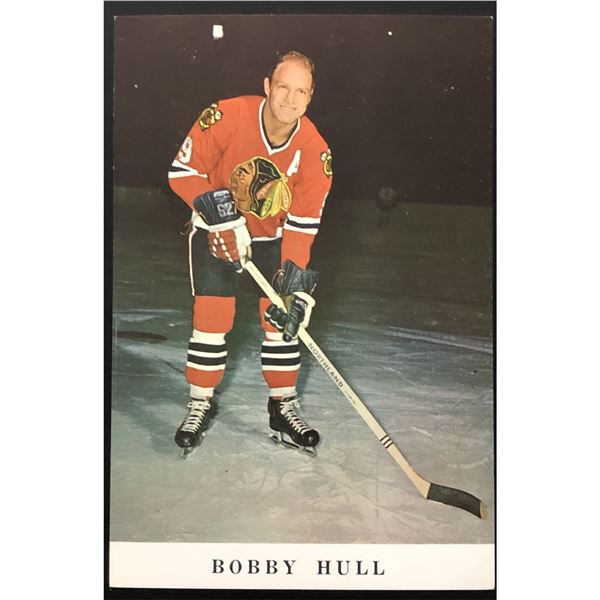 1960's BOBBY HULL (HOF) J.D. McCARTHY POSTCARD
