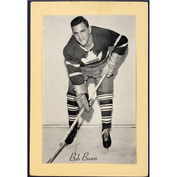 1944-63 BEEHIVE NHL HOCKEY - BOB BAUN