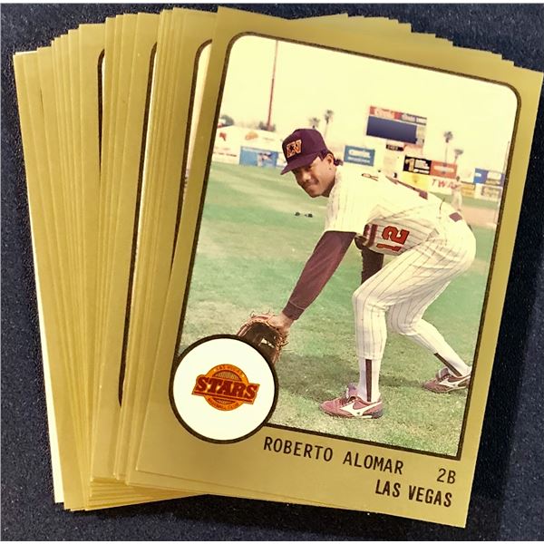 1988 PRO CARDS MiLB LAS VEGAS STARS TEAM SET - ROBERTO ALOMAR (HOF)