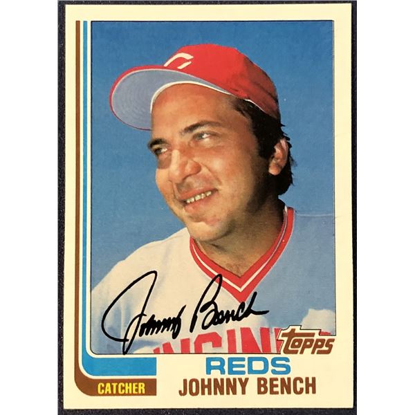 1982 TOPPS BASEBALL JOHNNY BENCH (HOF)