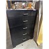Image 1 : 5-DRAWER DRESSER -CHARCOAL GREY 36"x18"x49"