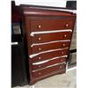 Image 1 : 6-DRAWER DRESSER -BROWN 33"x18"x53"