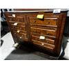 Image 1 : 8-DRAWER DRESSER -BROWN 60"x18"x41"