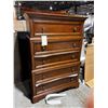 Image 1 : 6-DRAWER DRESSER -BROWN 40"x18"x60"