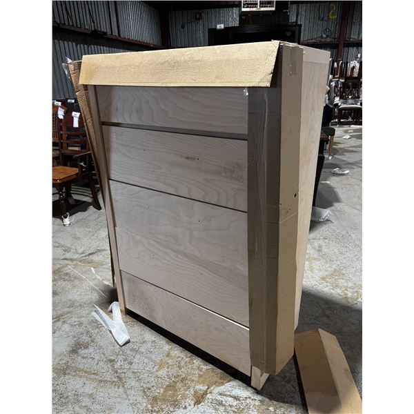 6 DRAWER DRESSER -RAW WOOD-UNFINISHED 36"x19"x54"