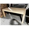 Image 1 : NATURAL WOOD TABLE 72"x40"x30"