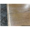Image 2 : NATURAL WOOD COFFEE TABLE 72"x40"x30" (DAMAGED)