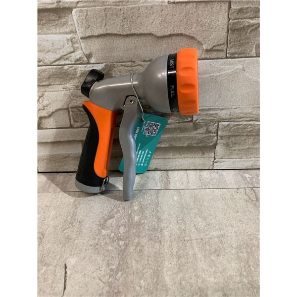 RESTMO Heavy Duty Metal Water Hose Nozzle With 7 Adjustable Spray Patterns