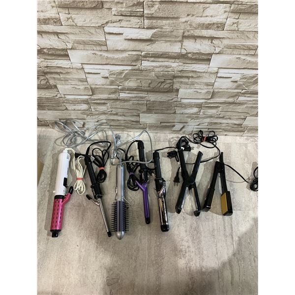 Assorted Lot Of Hair Irons