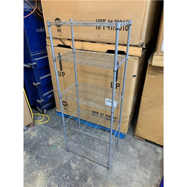 Gray Metal Wire Storage Rack - 60in x 23in