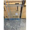 Image 4 : Gray Metal Wire Storage Rack - 60in x 23in
