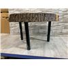 Image 3 : Rustic Live Edge Wood Slice Coffee Table