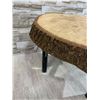 Image 6 : Rustic Live Edge Wood Slice Coffee Table