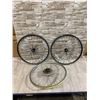 Image 1 : Lot Of 3 Generic 700C Road Bike Wheels