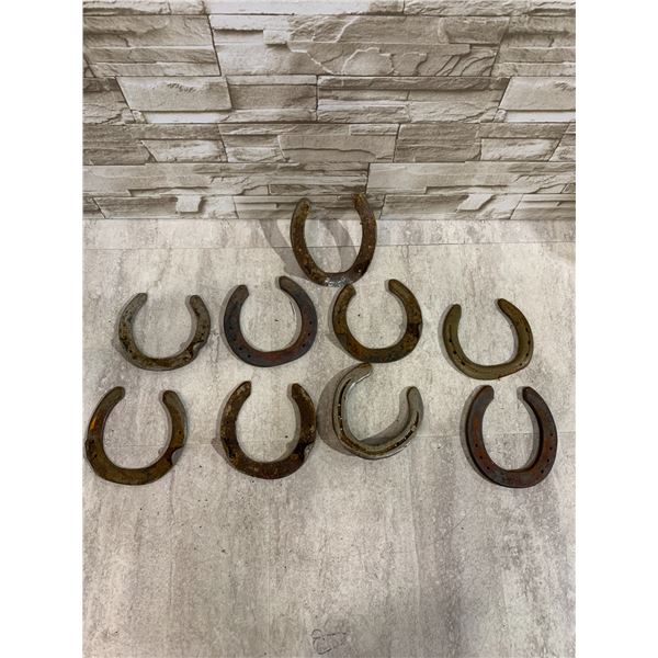 Large Assortment Of Horse Shoes