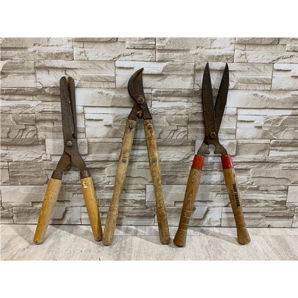 Assortment Of Garden Hedge Shears