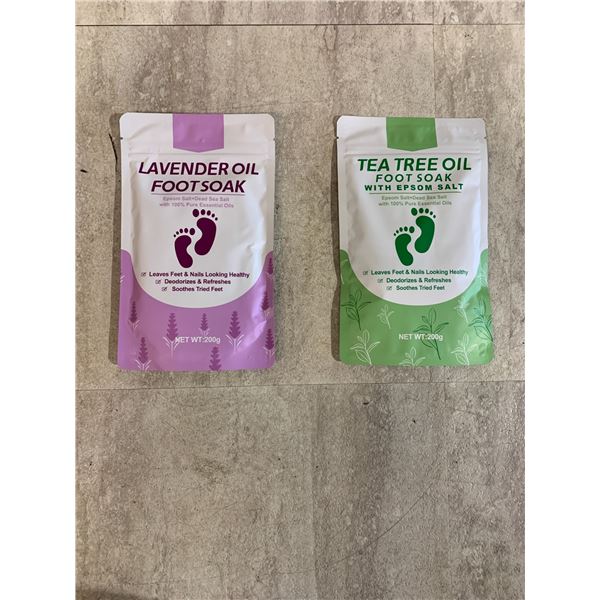 Tea Tree Oil & Lavender Oil Foot Soaks