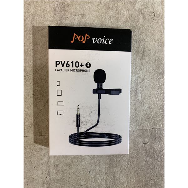 PopVoice PV610 Lavalier Microphone