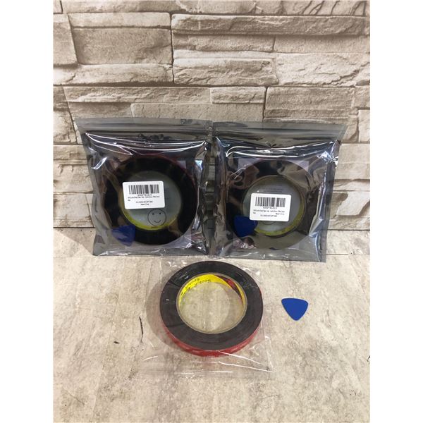 Lot Of 3 Rolls Of 3M Double Sided Tape