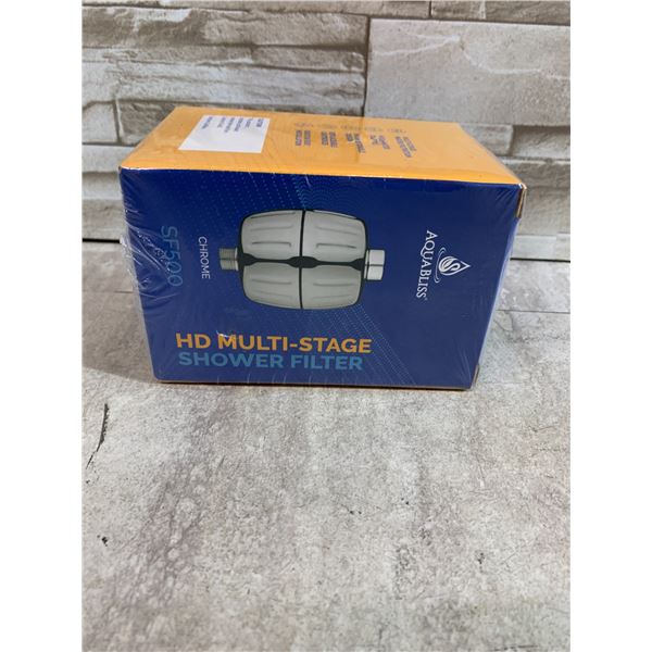 AquaBliss Chrome SF500 HD Multi-Stage Shower Filter