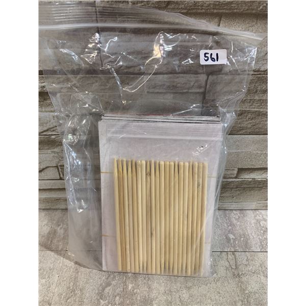 Scraping Paper With Sticks