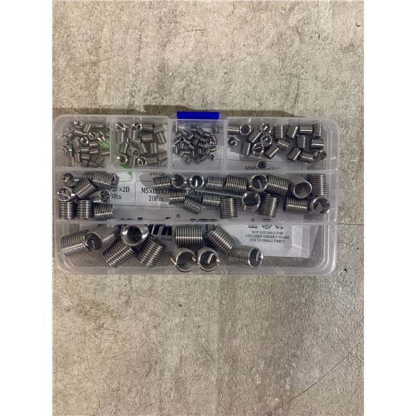 Rustark 140 PCS 304 Stainless Steel Assorted Helcoil Type Wire Screw Sleeve Assortment
