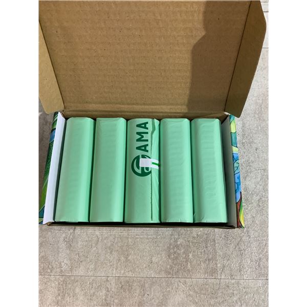 100 PCS - Green Compostable Bags