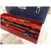 Image 6 : Vintage Beach Metal Toolbox - Includes Some Tools Inside