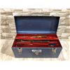 Image 8 : Vintage Beach Metal Toolbox - Includes Some Tools Inside